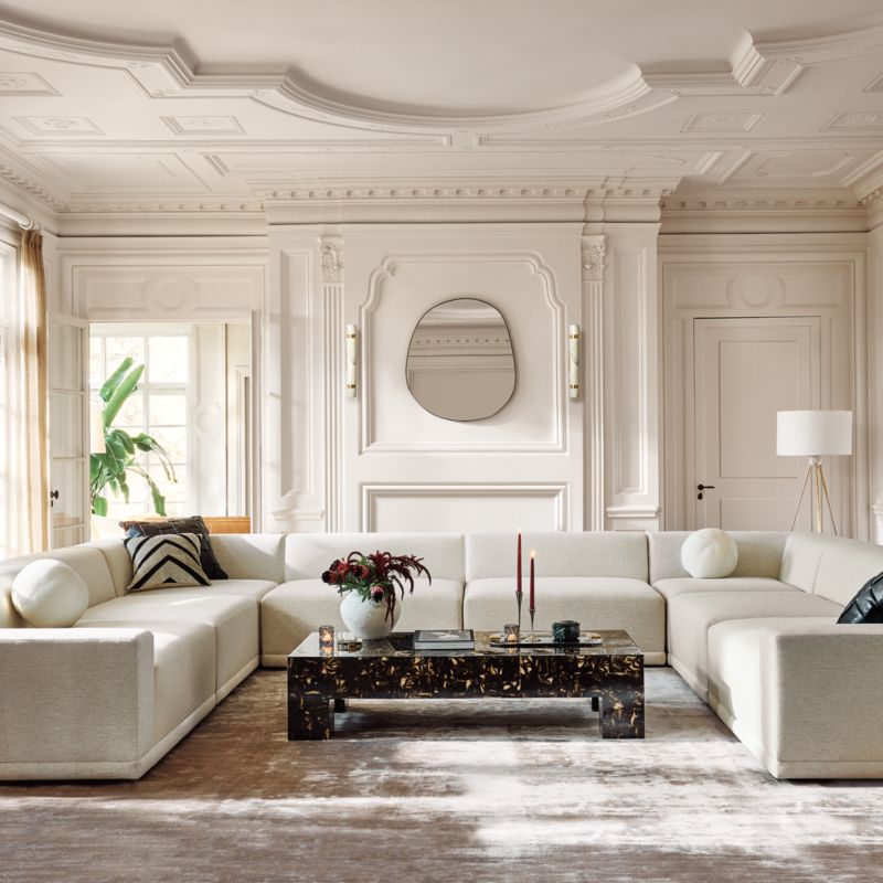 Canby Round White Ceramic Vase + Reviews CB2