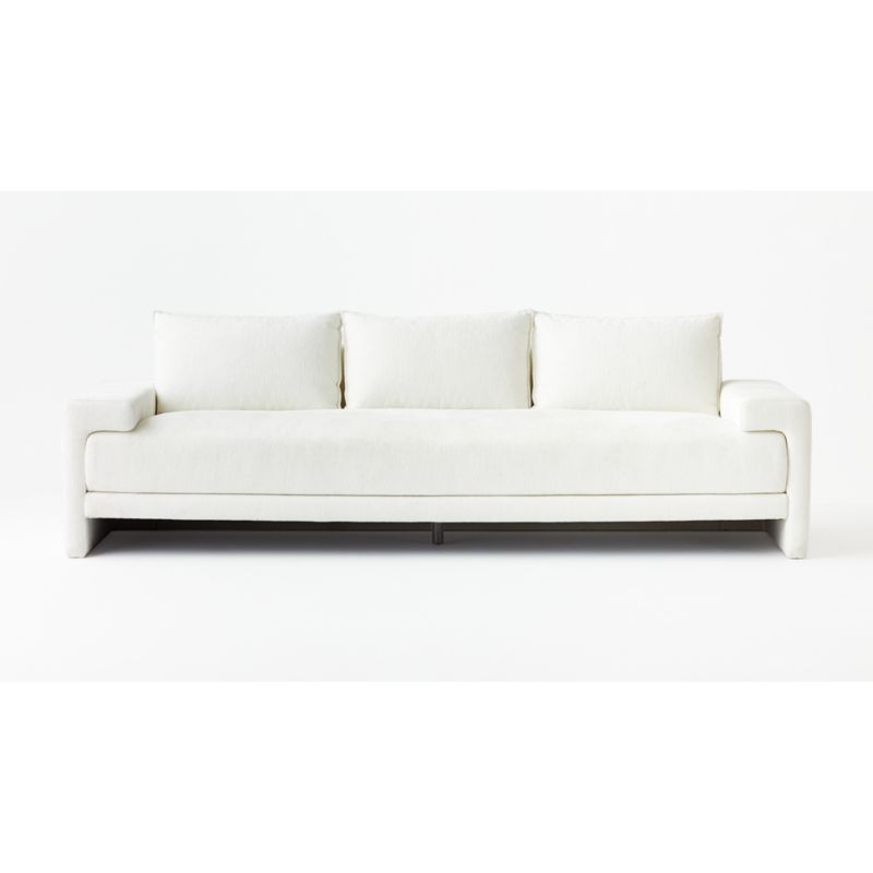 Camden White Sofa + Reviews CB2 Canada
