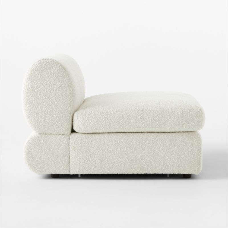 Chale Armless Chair Nomad Snow CB2 Canada