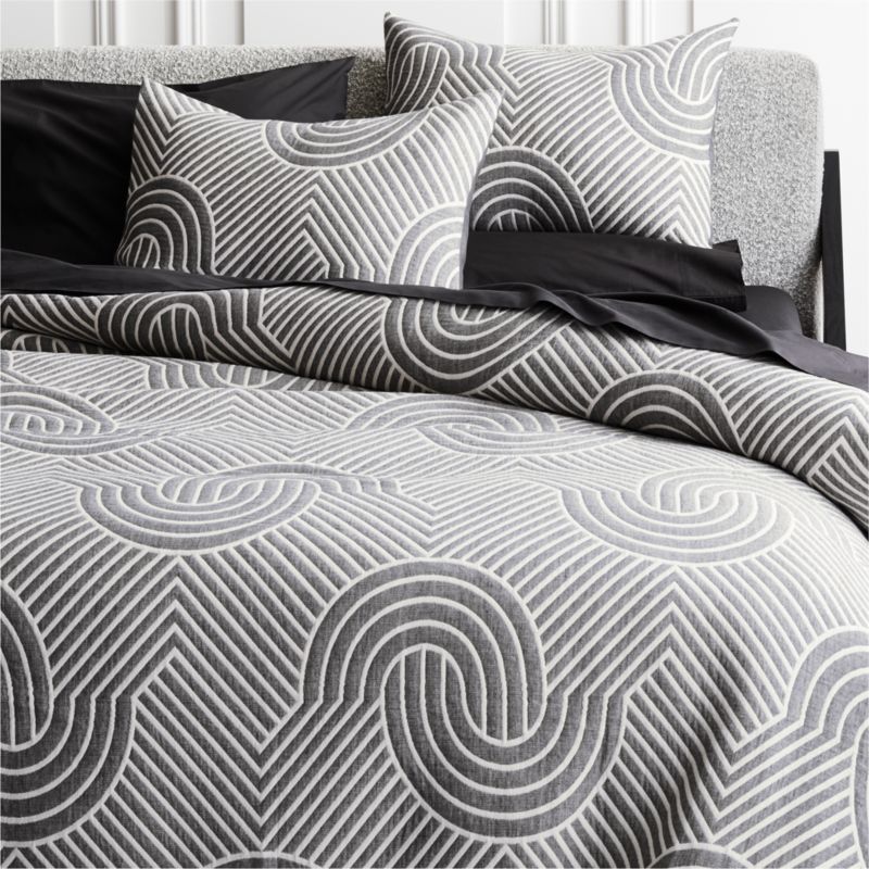 grey duvet cover