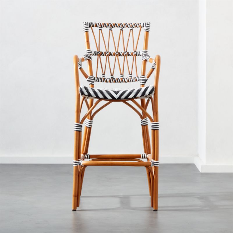 Criss Cross Cafe Bar Stool 30" + Reviews CB2