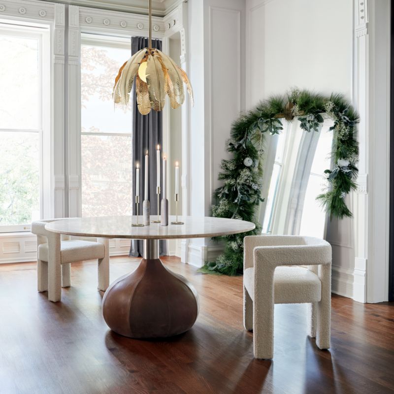 Stature Ivory Dining Armchair Set of 4 + Reviews CB2