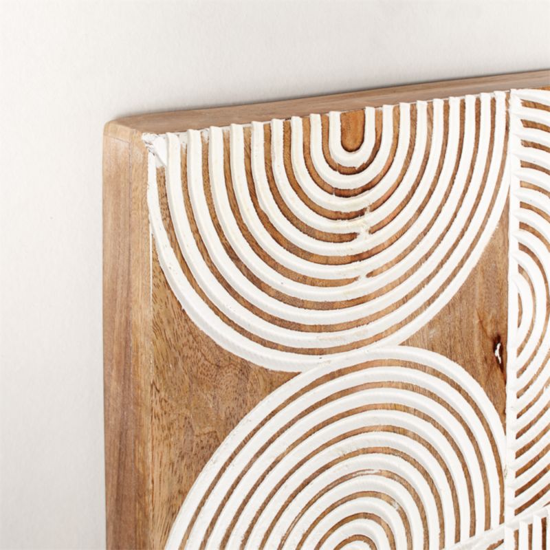 Cultivo Geometric Wood Wall Art + Reviews CB2 Canada