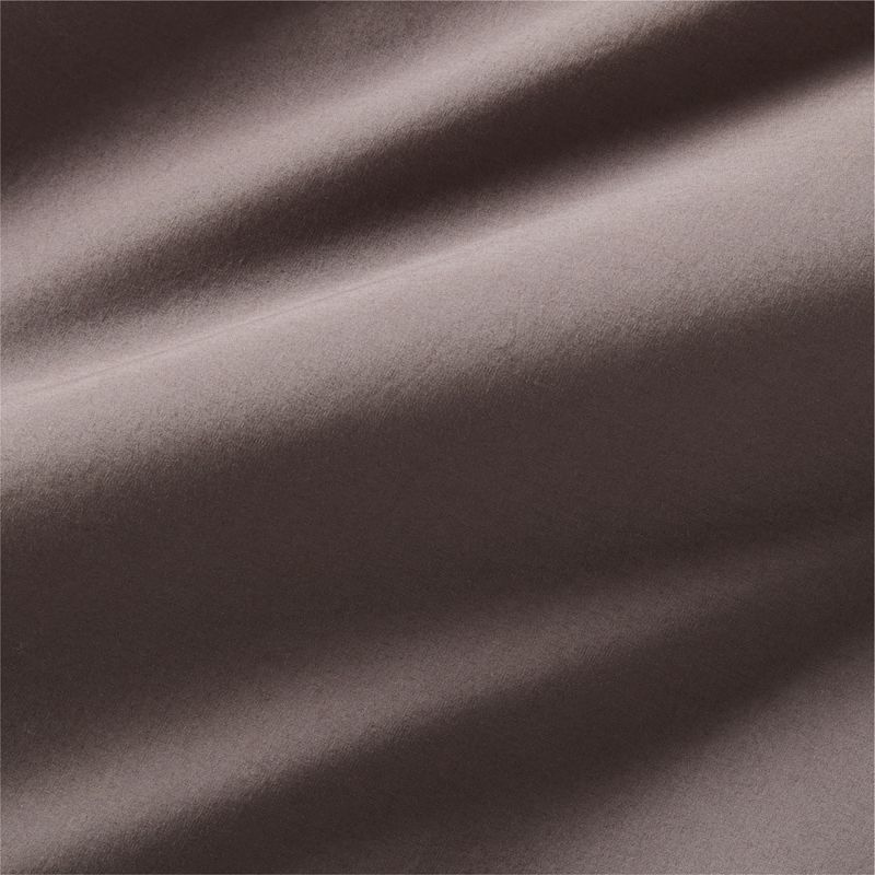 Dione Organic Cotton Washed Percale 400 Thread Count Charcoal Full