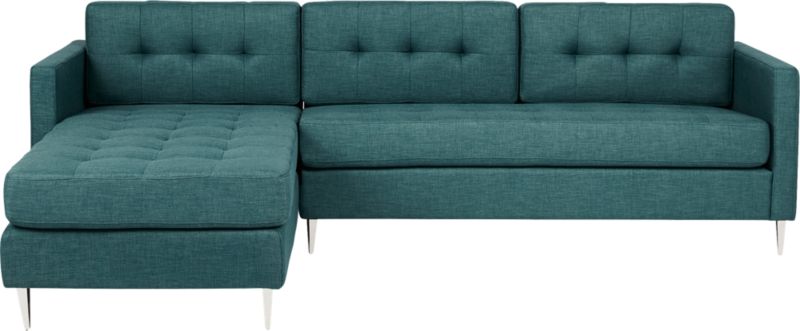 Ditto Peacock Sectional Sofa CB2