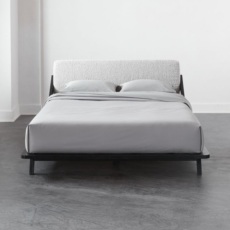 Drommen Black Queen Bed + Reviews CB2 Canada