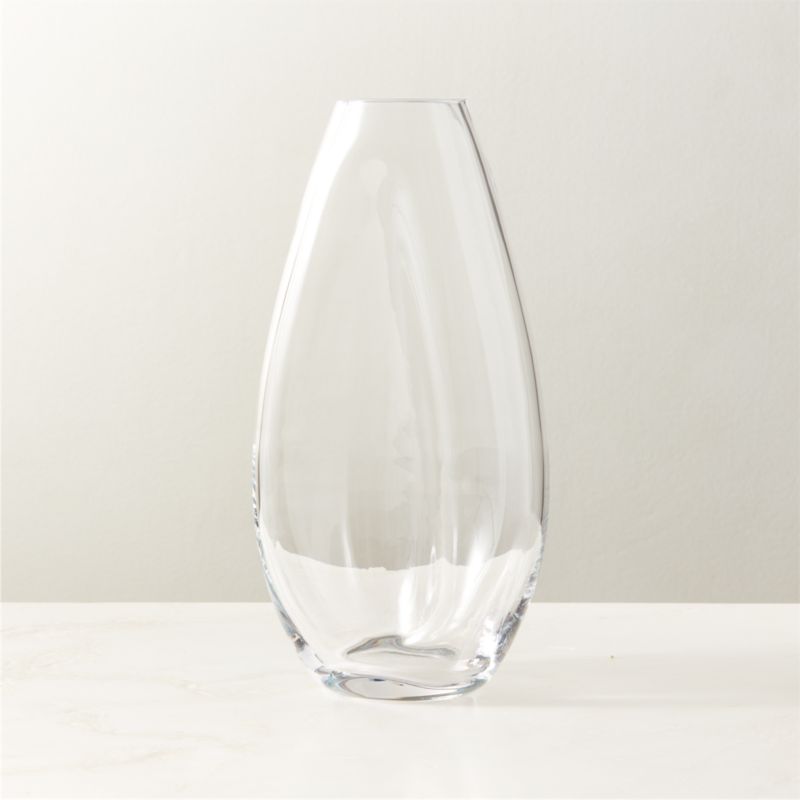 Fron Clear Glass Vase CB2