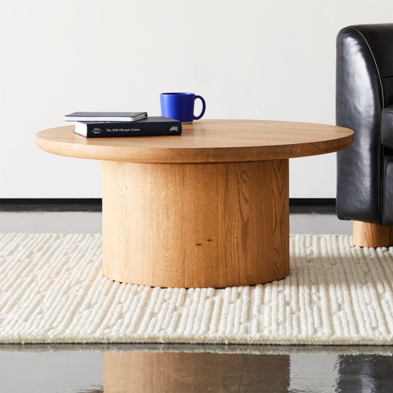 Justice Oak Coffee Table + Reviews CB2 Canada
