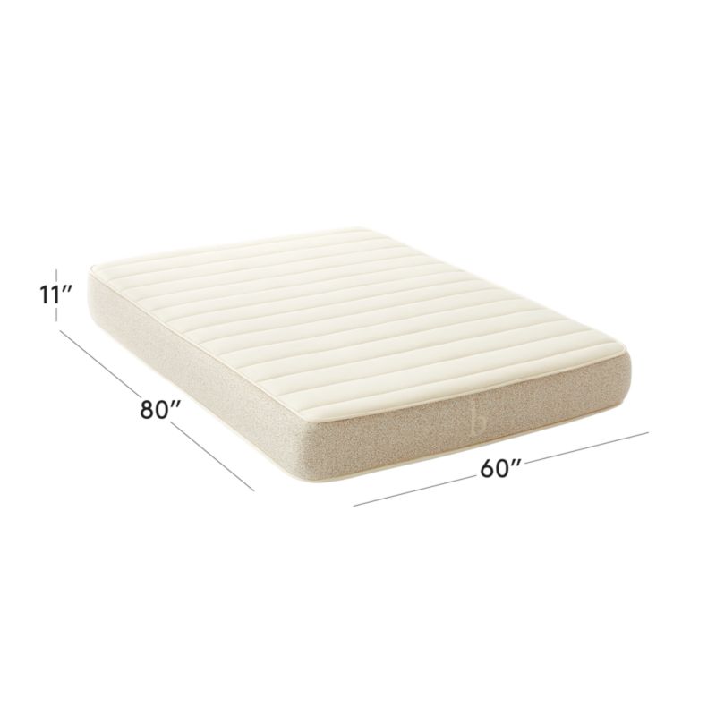 Helix Birch Queen Organic Mattress + Reviews CB2