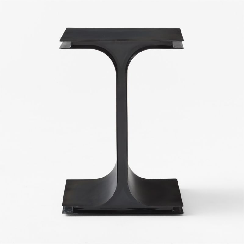 Ipsilon Black Metal Side Table + Reviews CB2 Canada