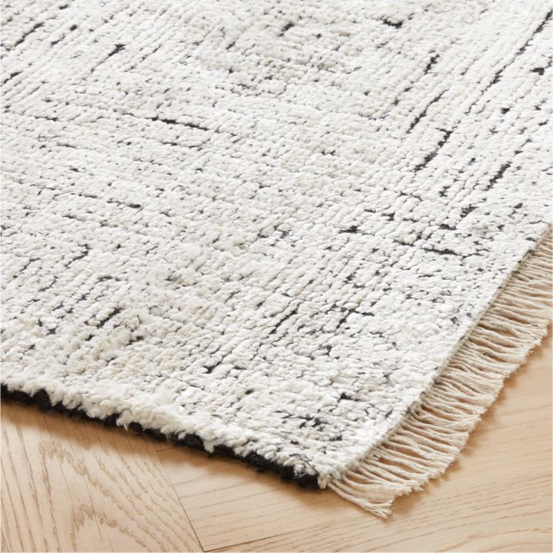 Keen HandKnotted White Viscose Area Rug 9'x12' + Reviews CB2