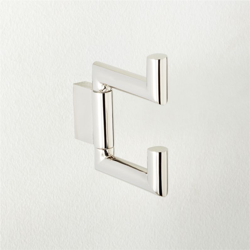 Kela Polished Nickel Swivel Hook + Reviews CB2