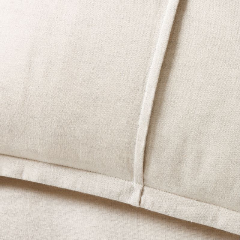 Kellen Organic CottonBlend Beige King Pillow Shams Set of 2 + Reviews