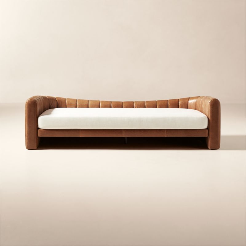 Lazar Leather Daybed | CB2