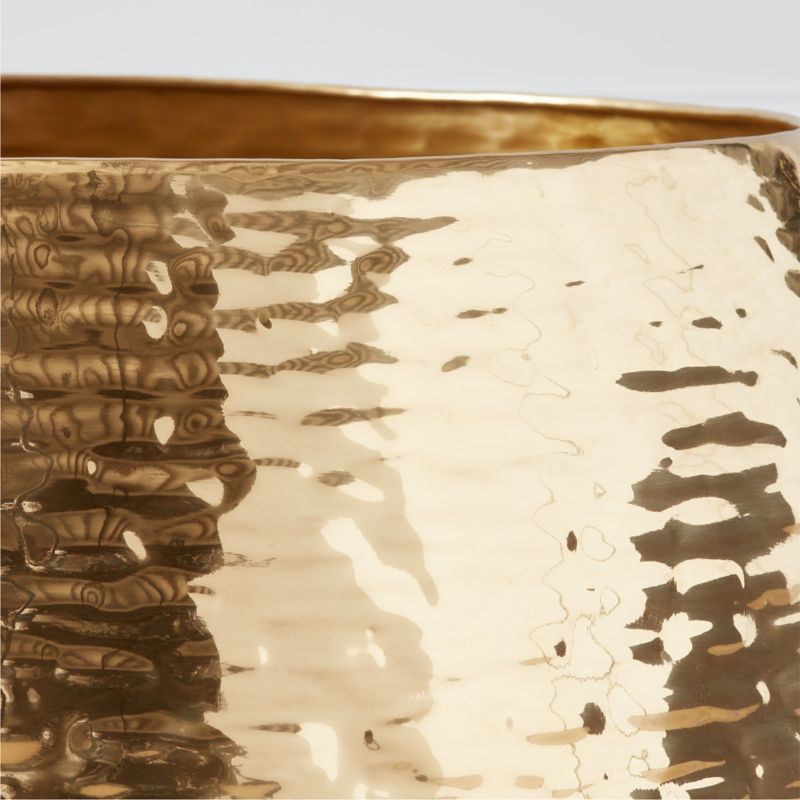 Liquid Brass Christmas Tree Collar + Reviews CB2