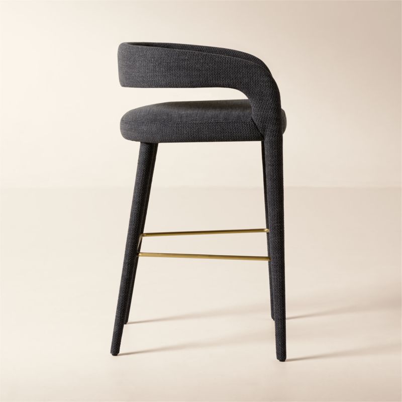 Lisette Bar Stool Hatch Platinum CB2(07)
