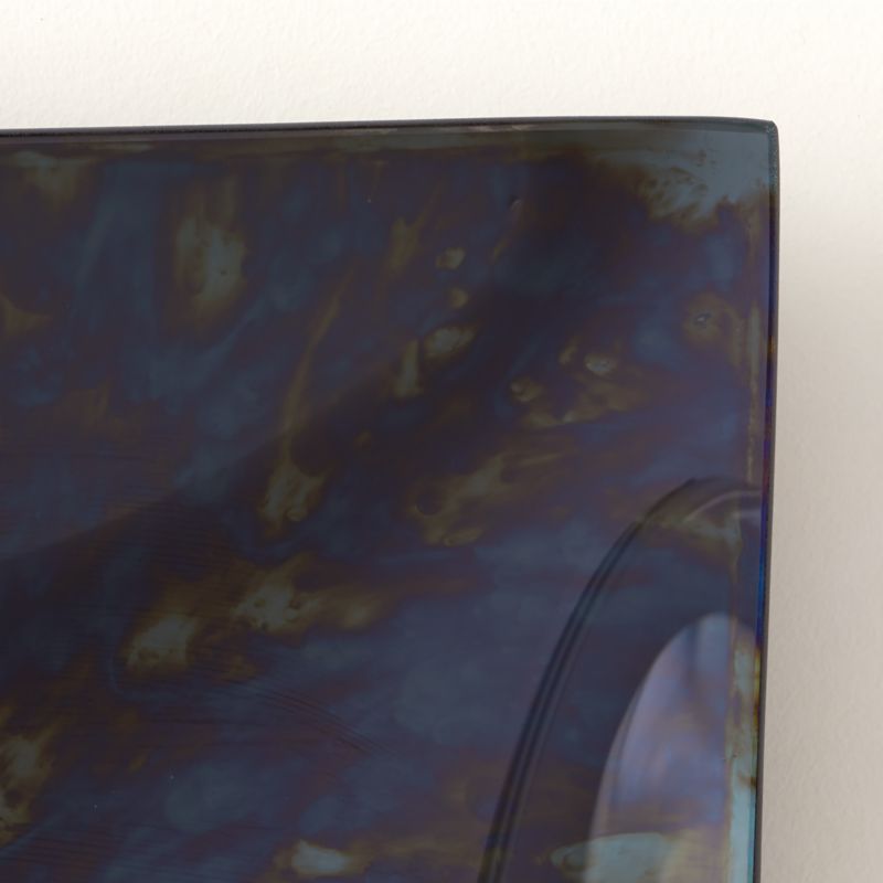 Mahale Black Concave Mirror Wall Decor 18"X24" CB2