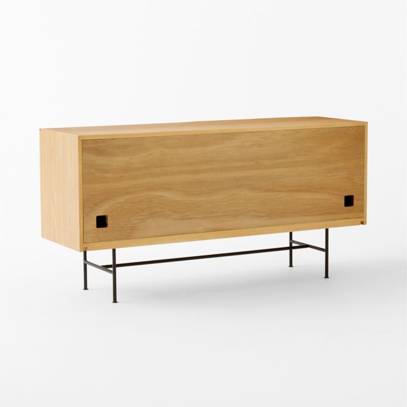 Marfil 60" Oak Wood Media Console CB2
