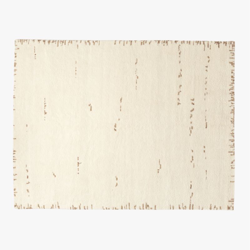 Marrin Modern White Wool Area Rug 9'x12' + Reviews CB2 Canada