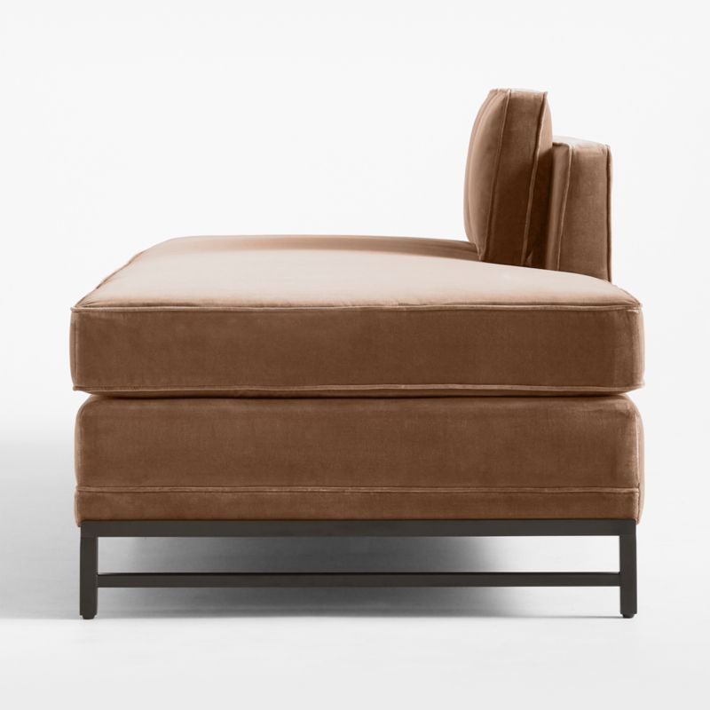 Metric Right HalfBack Armless Sofa Model 8046 Luca Eclipse by Paul