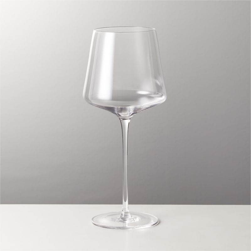Muse Modern Red Wine Glass + Reviews CB2