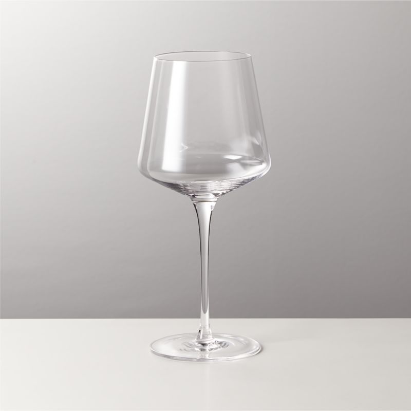 Muse Modern White Wine Glass + Reviews CB2