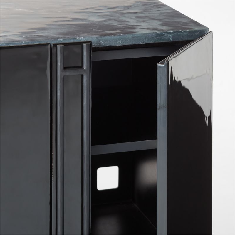 Nero Black Marble Credenza + Reviews CB2