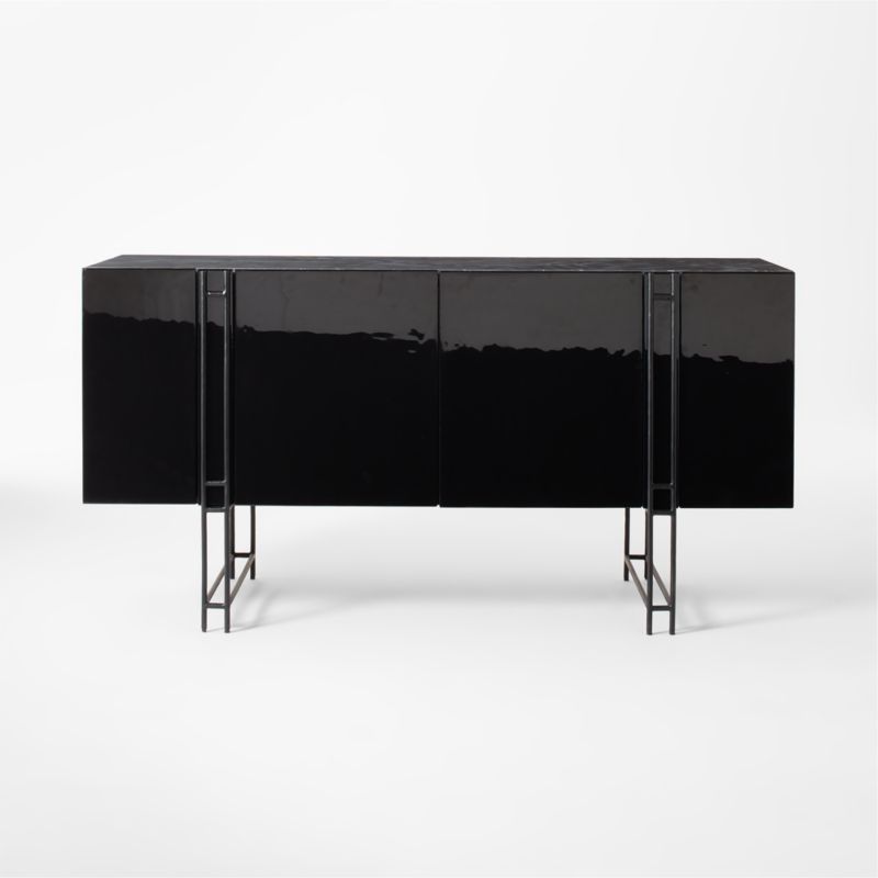 Nero Black Marble Credenza + Reviews CB2 Canada