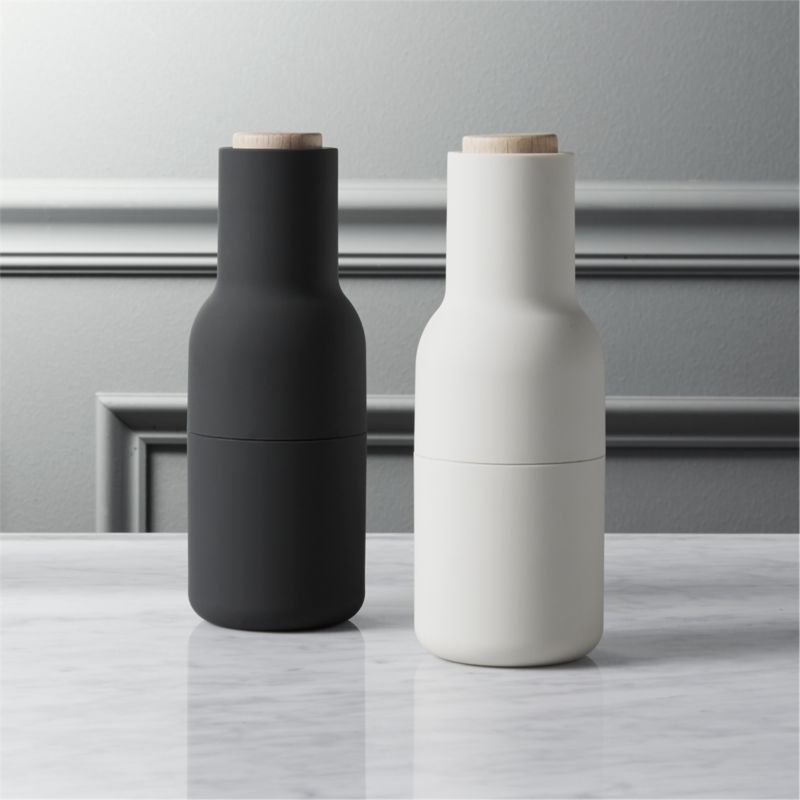 2Piece Neutral Modern Salt and Pepper Grinder Set + Reviews CB2 Canada