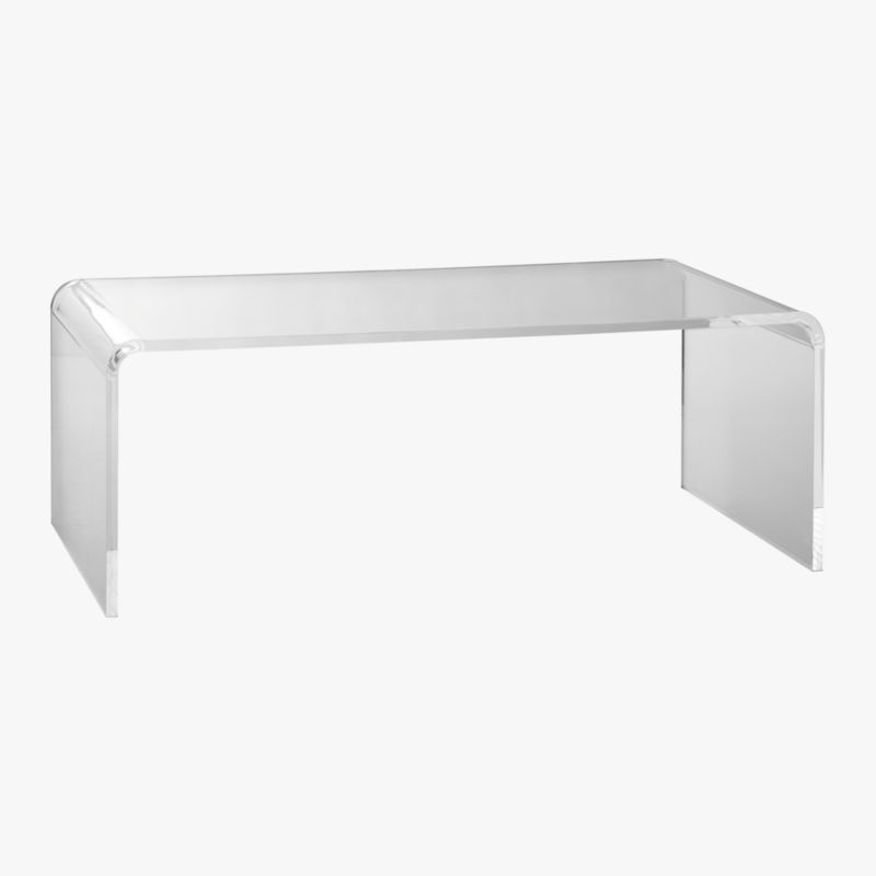 Peekaboo Acrylic Tall Coffee Table + Reviews CB2 Canada
