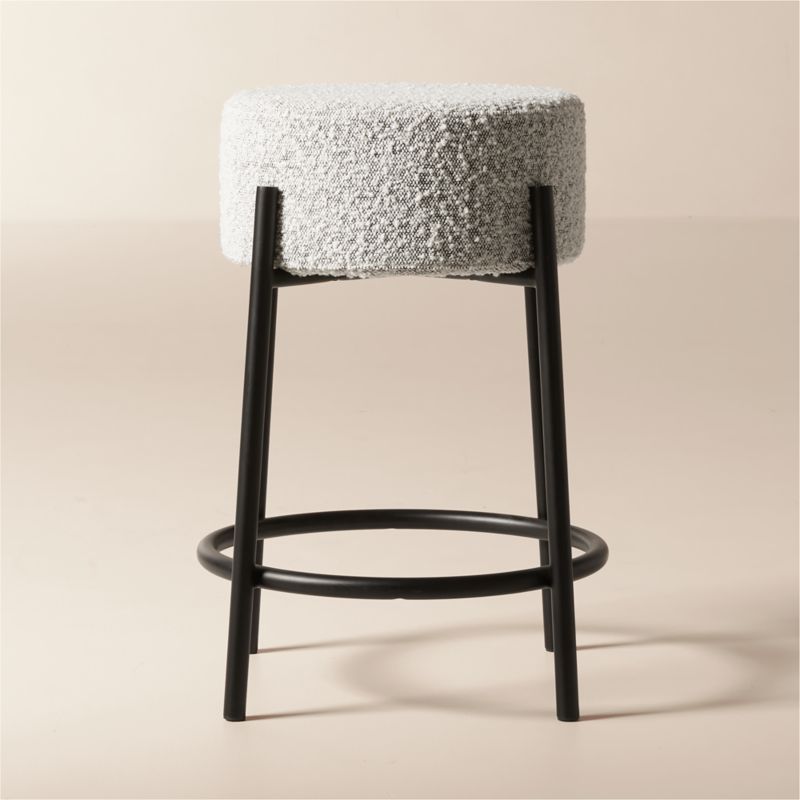 Peg Upholstered Counter Stool CB2 Canada