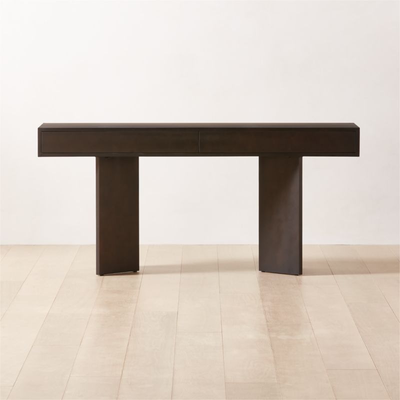Petro Modern Metal Console Table 60'' CB2 Canada