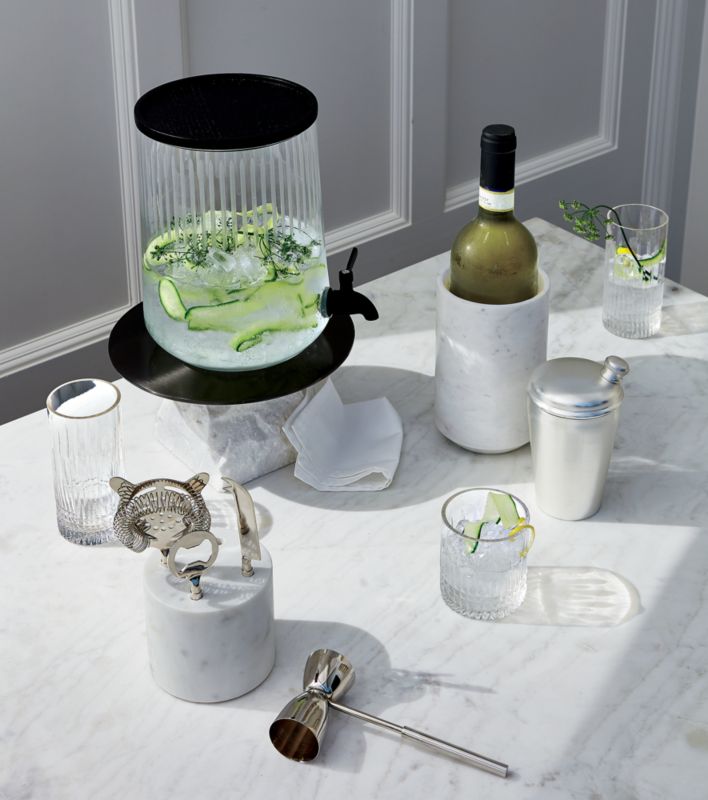 Stone Cold Marble Wine Chiller + Reviews CB2 Canada