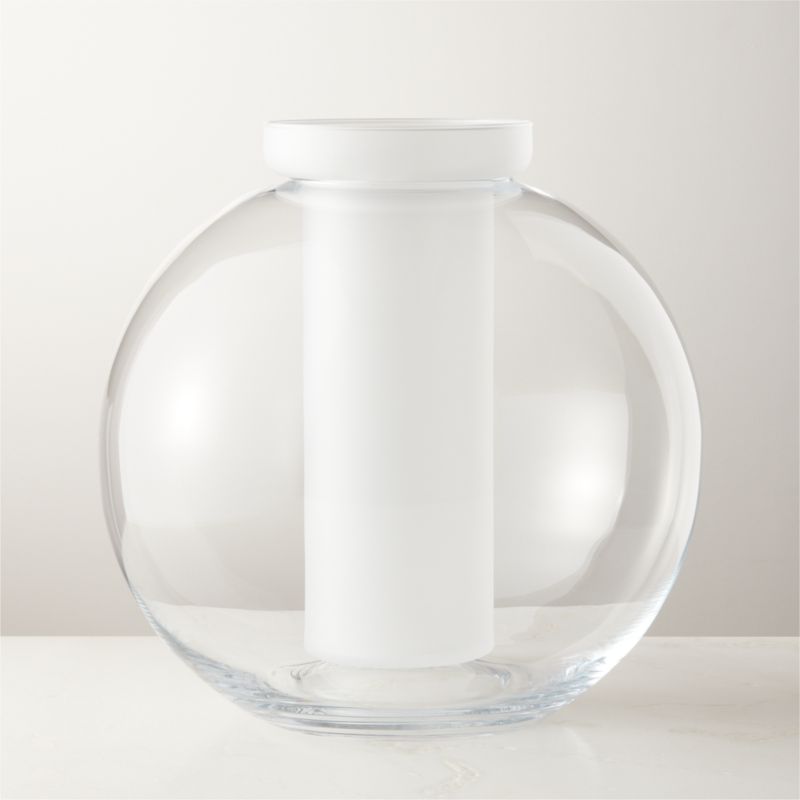 Sfera Globe Glass Vase by Gianfranco Frattini + Reviews CB2