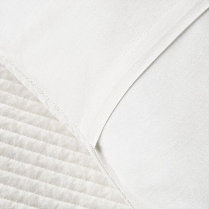 Shadow Ivory Velvet King Pillow Shams Set of 2 + Reviews CB2 Canada