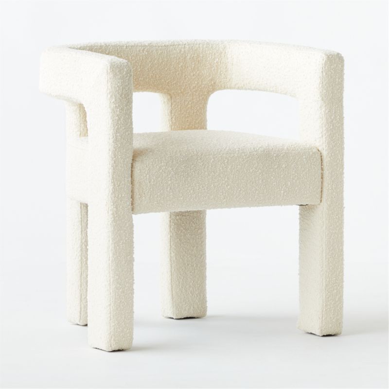 Stature Ivory Dining Armchair Set of 4 + Reviews CB2