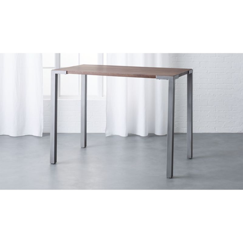 Stilt 36" Wood Counter Table + Reviews CB2