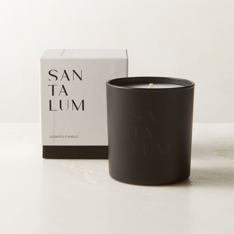 Stockhome Santalum Scented Candle 8oz + Reviews CB2