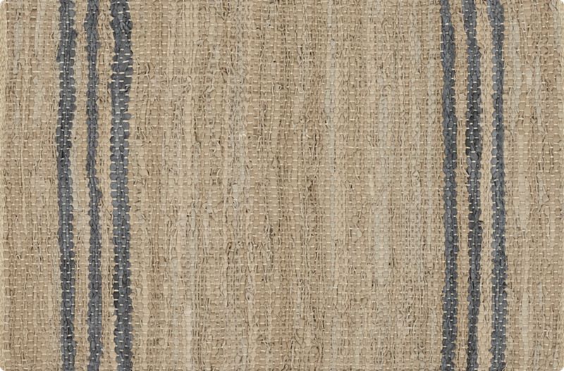 Strike Natural Leather Rug 2'x3' + Reviews CB2