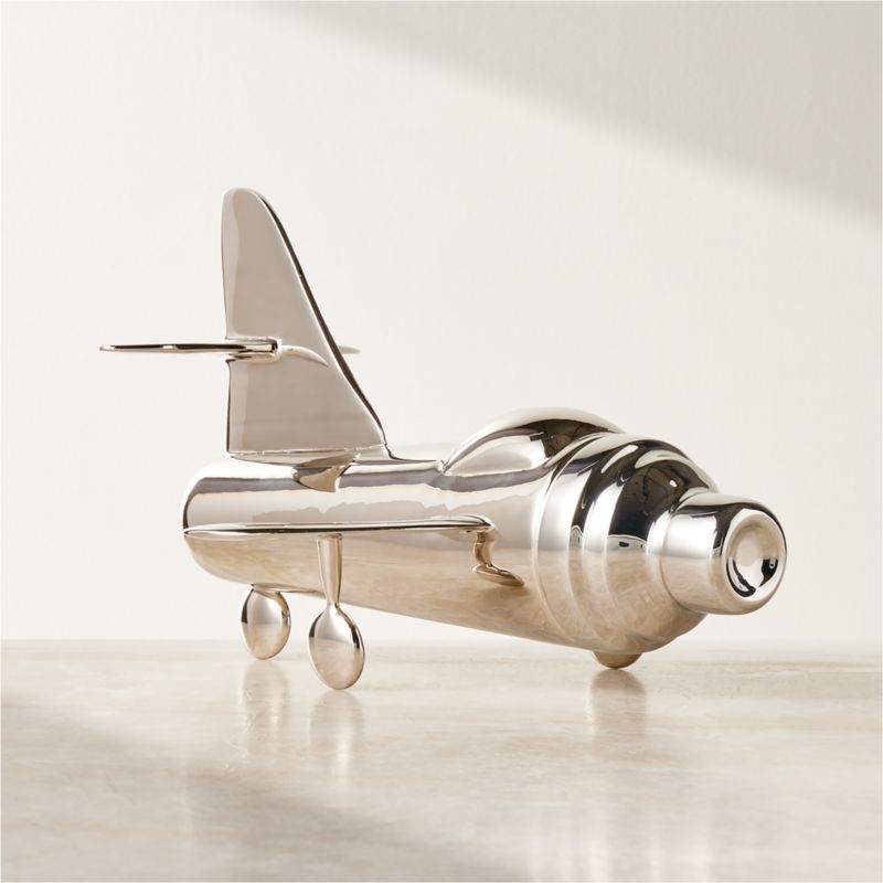 Take Off Stainless Steel Cocktail Shaker + Reviews CB2