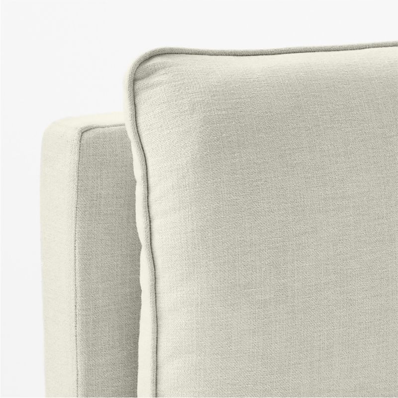 Tipton Ivory Tufted Queen Bed + Reviews CB2