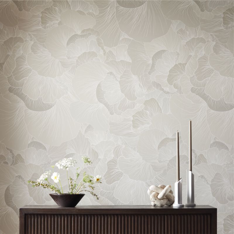 Venation Neutral Wallpaper + Reviews CB2 Canada