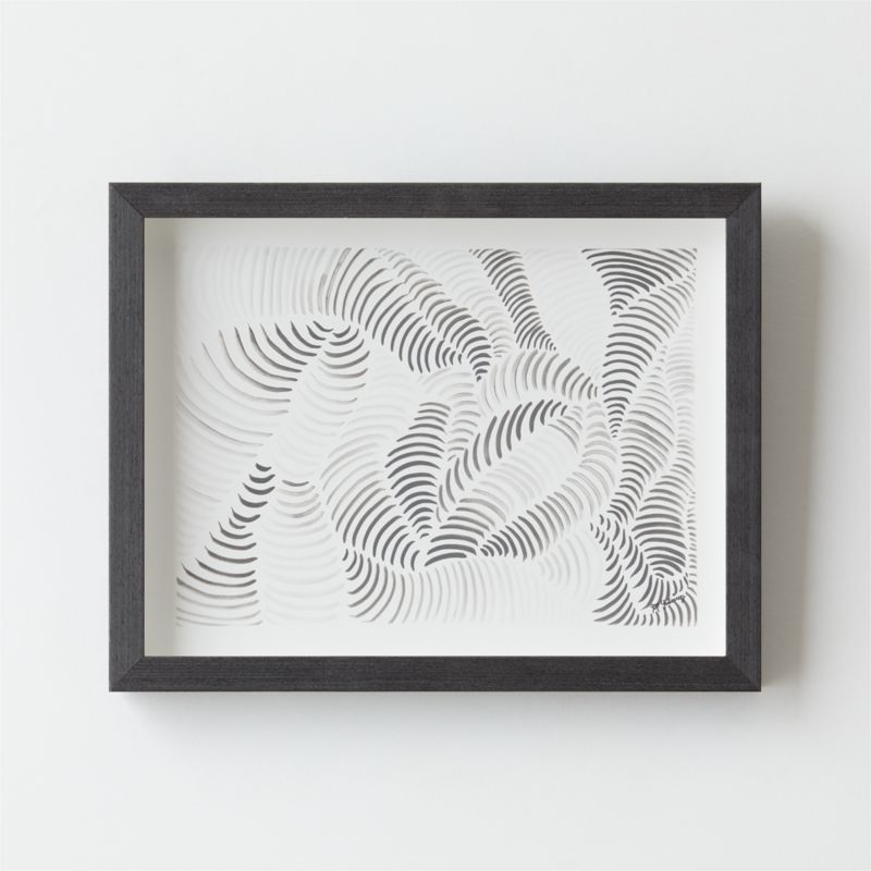 'Waves II' Framed Wall Art 18"X14" CB2