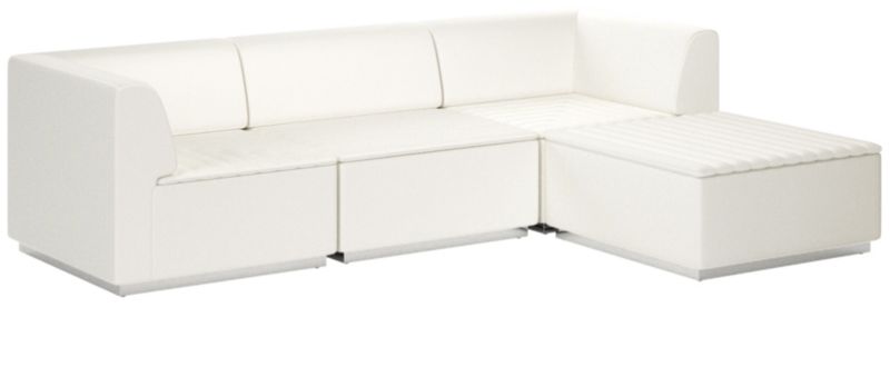 Salon 4Piece Sectional Sofa Dream Pina Colada CB2 Canada