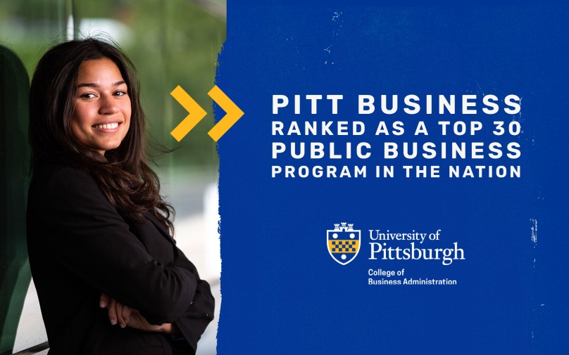 Pitt Business Continues High Public Ranking in US News Pitt Business