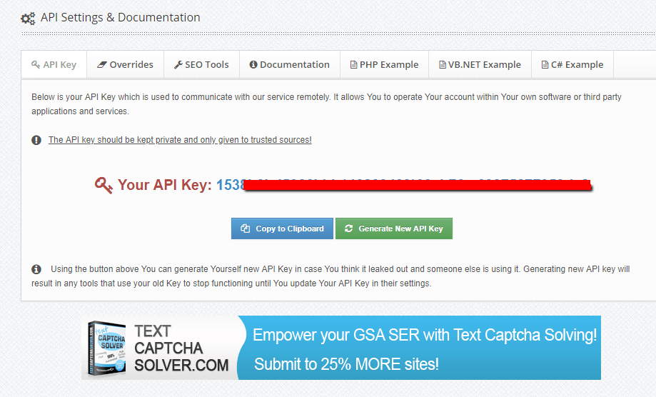 How to get your Instant Link Indexer API Key CB Automator Support