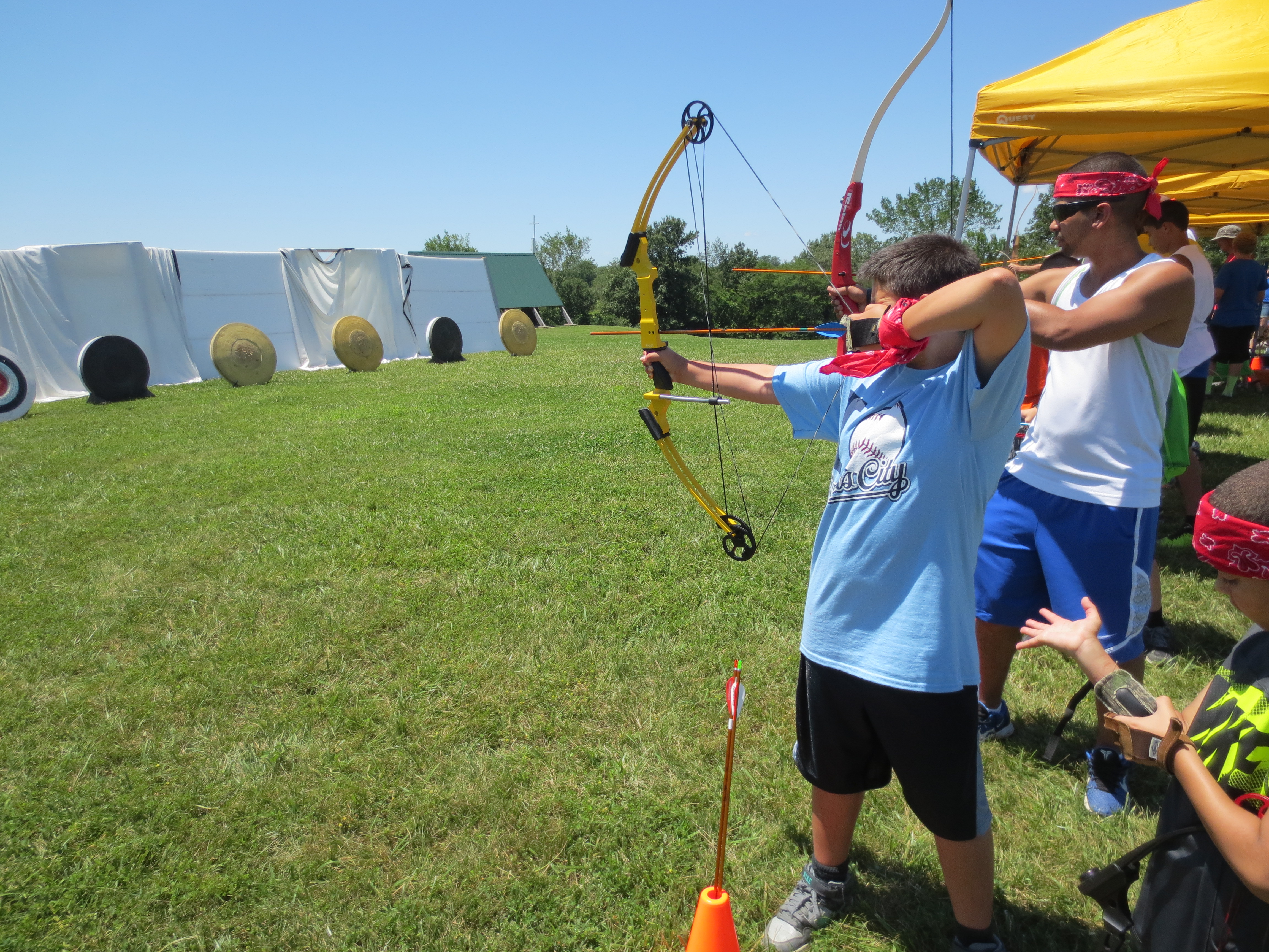 Archery at Summer Camp July 8, 2014 Christ Bows Arrows & Youth Inc.Christ Bows Arrows & Youth Inc.