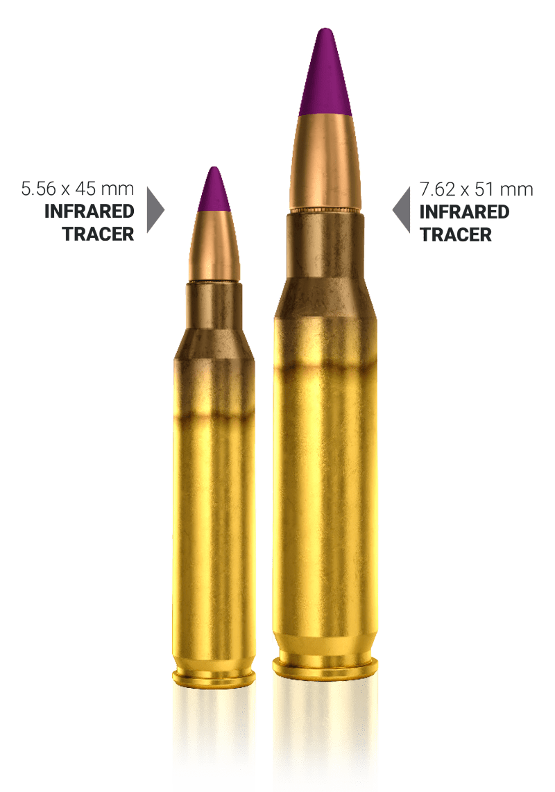 Infrared tracer ammunition for night operations – CBC Defense | CBC Defense