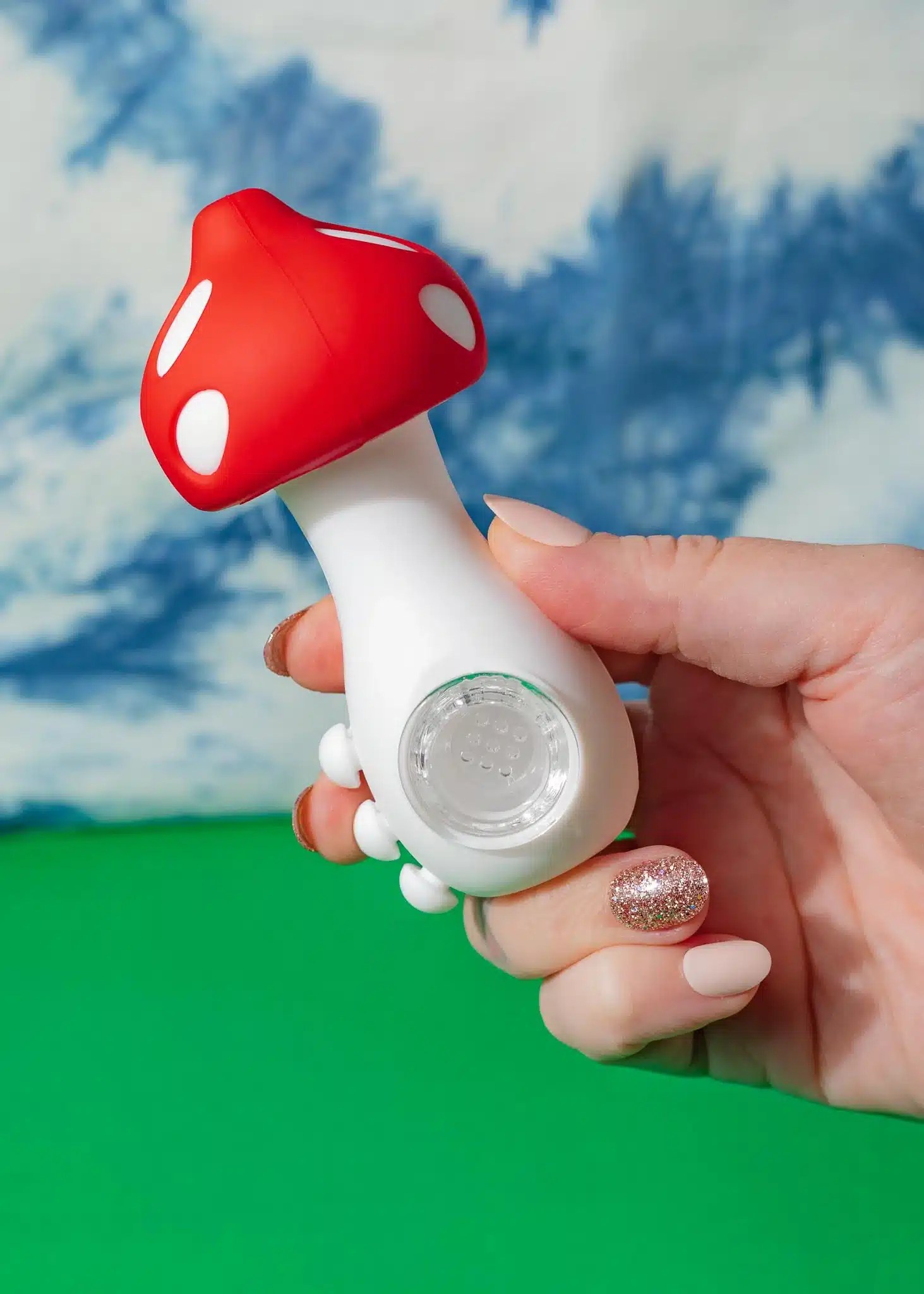 Mushroom Unbreakable Pipe CBD House of Healing in Abilene TX