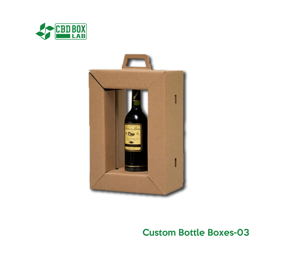 Custom Bottle Boxes with free design & printing CBDBoxLab